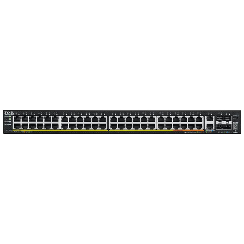 Коммутатор L3 Access коммутатор Zyxel NebulaFlex Pro XGS2220-54FP, rack 19", 48xRJ-45: 1G PoE+ (8 из