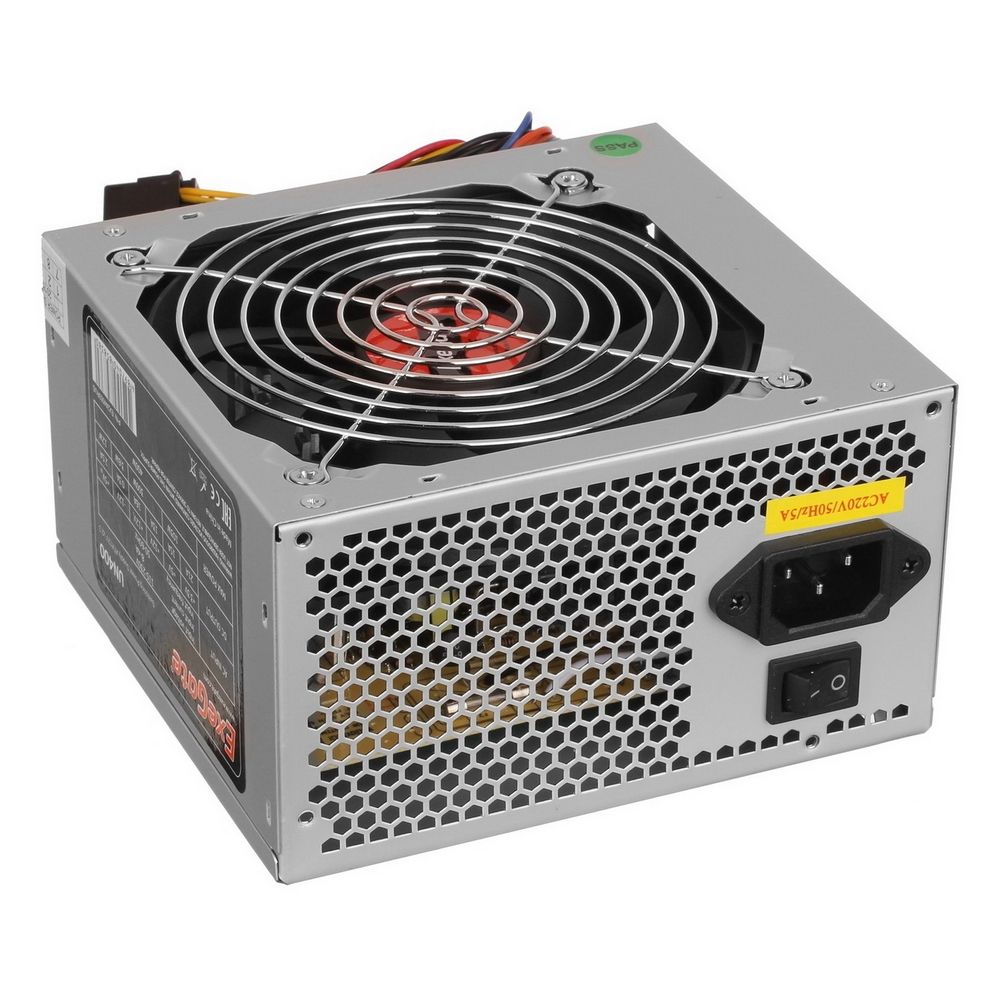 БП 550W ExeGate UNS550 ATX, 12cm fan, 24p, 4p, PCIe, 3SATA, 2IDE, FDD (114500) {10}