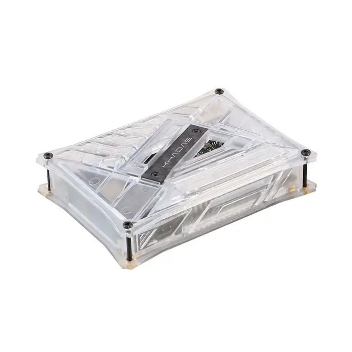 Корпус Khadas DIY Case Transparent VIMs DIY Case, Transparent, with heavy metal plate, KCS-T-001