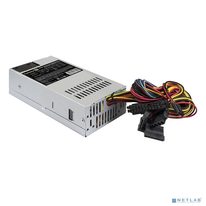 Exegate EX292231RUS Блок питания 350W ExeGate F350AS (Flex ATX, for ITX case, APFC, КПД 80% (80 PLUS