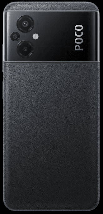 POCO M5 Black (22071219CG), 16,71 см (6.58") 20:9 2408 x 1080 пикселей, 2x2.2 GHz Cortex-A76 + 6x2.0