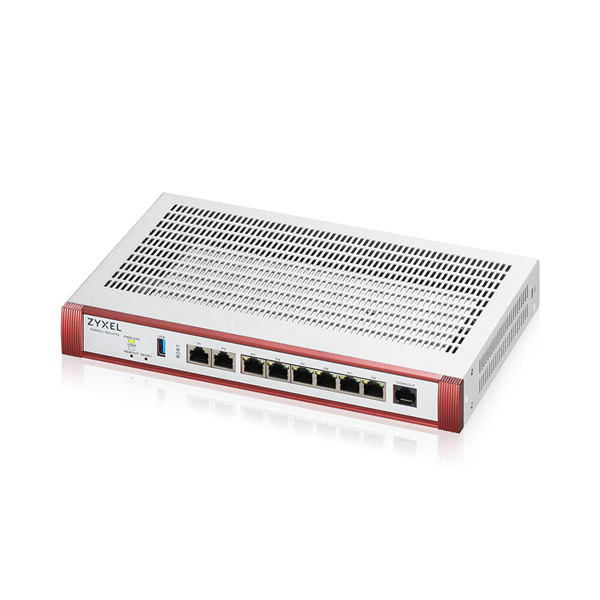 Межсетевой экран Zyxel USG FLEX 200H, Rack, 2xRJ-45: 1/2.5G (LAN/WAN), 6xRJ-45: 1G (LAN/WAN), 1xUSB3