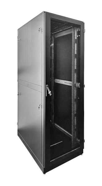 Шкаф ЦМО Шкаф серверный напольный 36U (600  1000) дверь перфорированная 2 шт., чёрный