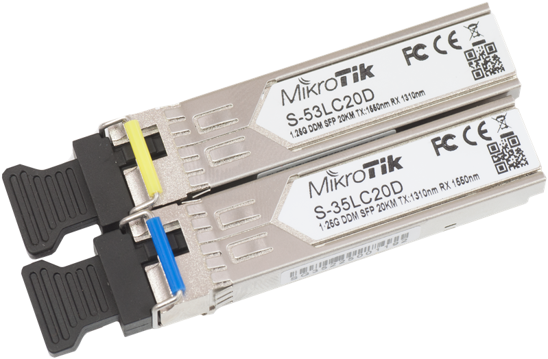 Трансивер MikroTik S-3553LC20D SM 1.25Гбит/с