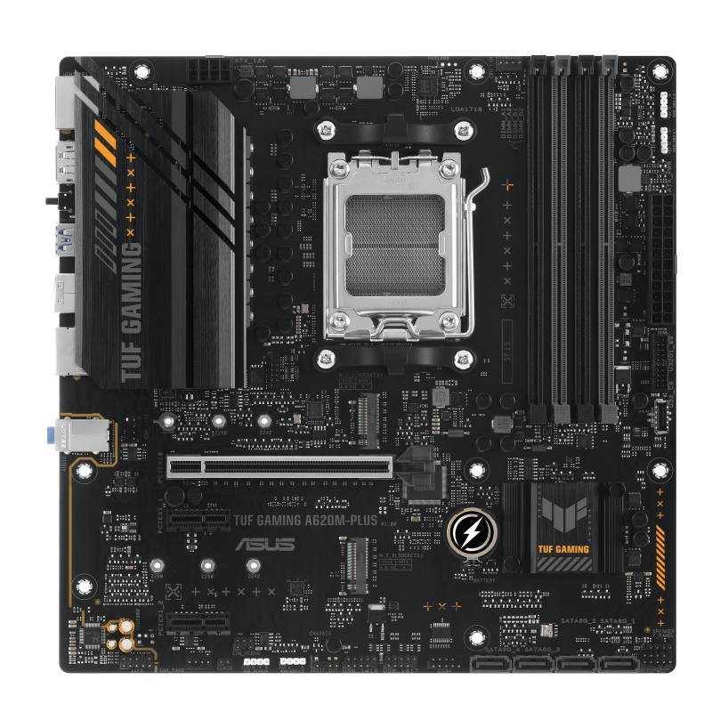 Материнская плата Asus TUF GAMING A620M-PLUS Socket AM5 AMD A620 4xDDR5 mATX AC`97 8ch(7.1) 2.5Gg RA