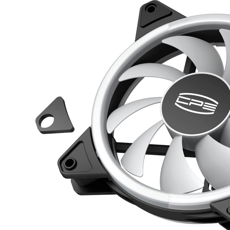 PcCooler F3 T120 ARGB BK