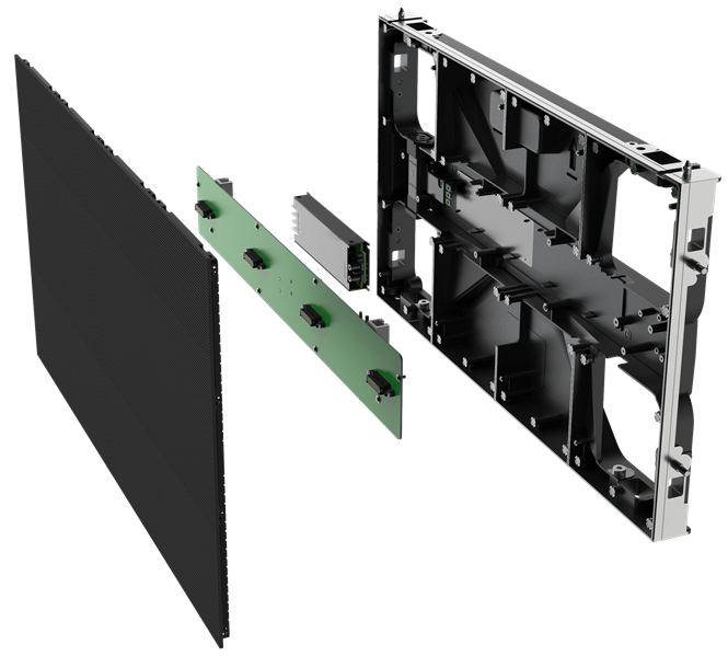 Светодиодный экран Cabinet Unilumin LED series ULW III indoor. Pixel pitch – 1.875 mm, brightness - 