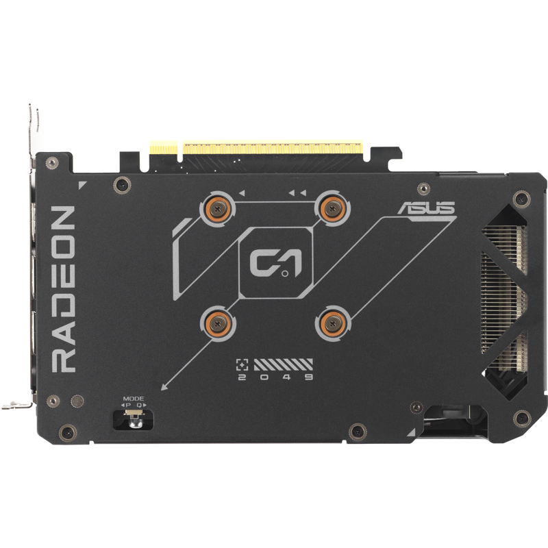 Видеокарта Asus PCI-E 5.0 DUAL-RX9060XT-8G AMD Radeon RX 9060XT 8Gb 128bit GDDR6 2550/20000 HDMIx1 D