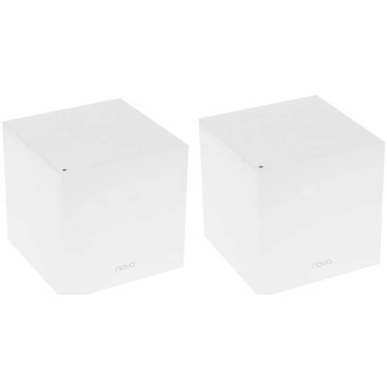 Бесшовный Mesh роутер Tenda MW12 (MW12(2-PACK)) AC2100 10/100/1000BASE-TX белый (упак.:2шт)