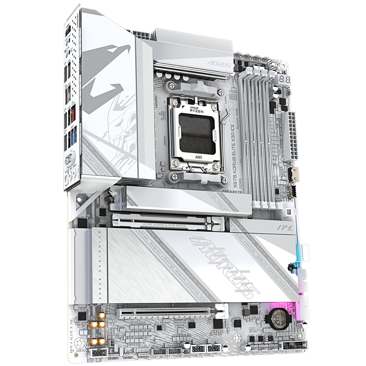 Материнская плата Gigabyte X870 AORUS ELITE X ICE,