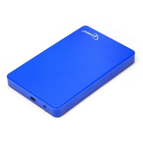 Корпус для HDD/SSD Gembird Внешний 2.5" Gembird EE2-U2S-40P-B, синий, USB 2.0, SATA, пластик {1