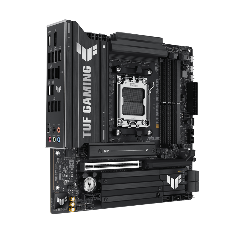 Материнская плата Asus TUF GAMING B850M-PLUS Socket AM5 AMD B850 4xDDR5 mATX AC`97 8ch(7.1) 2.5Gg RA