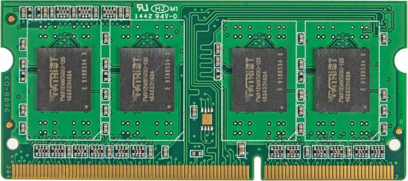 Память DDR3 4Gb 1600MHz Patriot PSD34G160081S RTL PC3-12800 CL11 SO-DIMM 204-pin 1.5В single rank Re