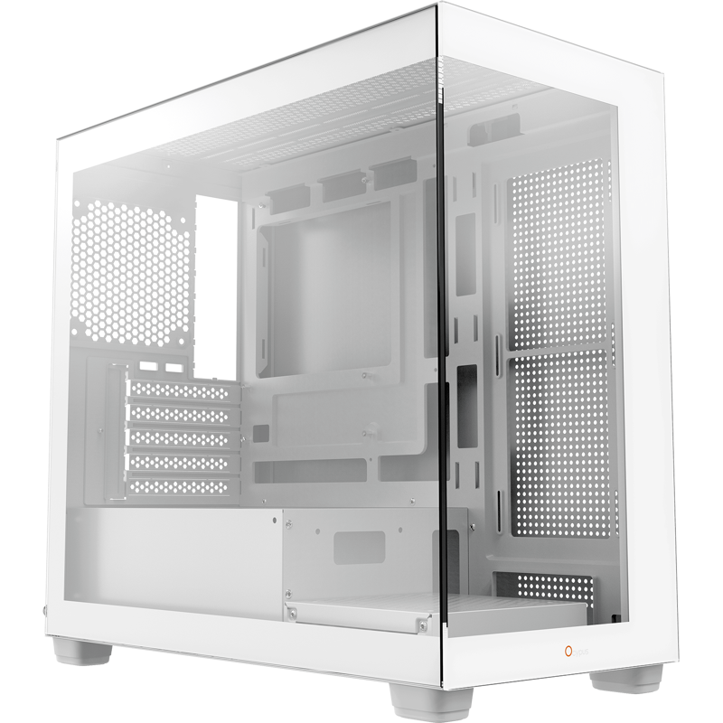 Корпус Ocypus Gamma C52 WH, Mini-Tower, TG, no fans, 1xUSB-A 3.0 + 2xUSB 2.0, mATX, mITX White