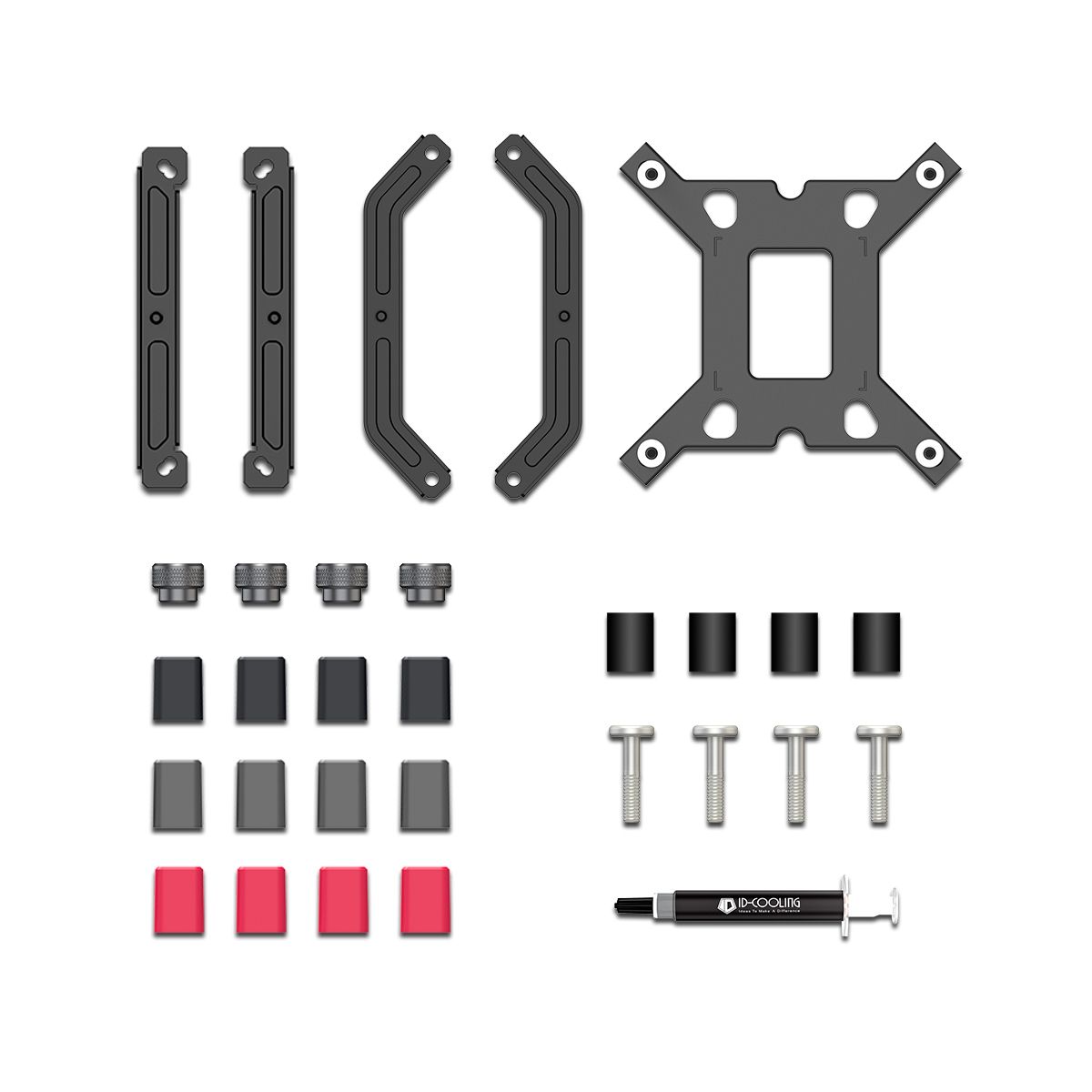 Устройство охлаждения(кулер) ID-Cooling Frozn A410 ARGB Soc-AM5/AM4/1200/1700/1851 черный 4-pin 29.9
