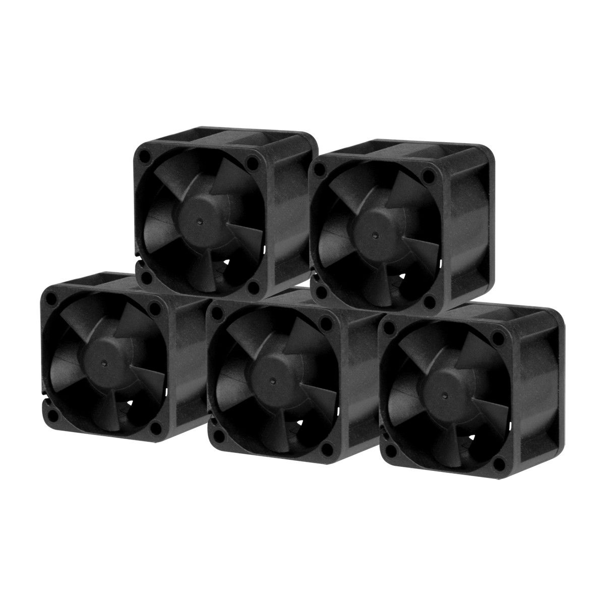 Вентилятор корпусной Arctic Cooling S4028-6K 5-Pack 250 - 6000 rpm Dual Ball Bearing  4-Pin Fan-Conn