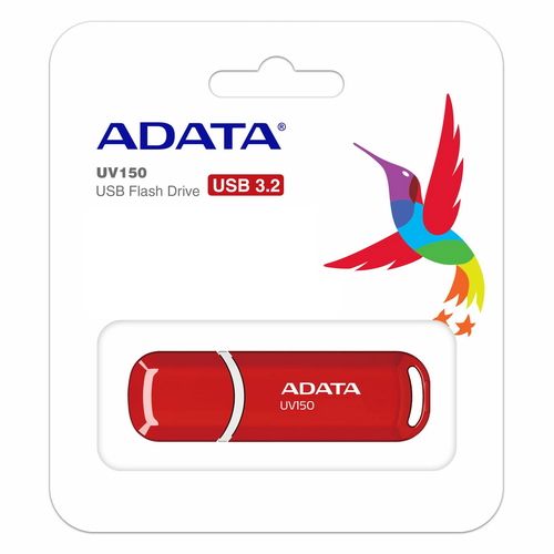 Флеш Диск A-Data 32Gb DashDrive UV150 AUV150-32G-RRD USB3.0 красный