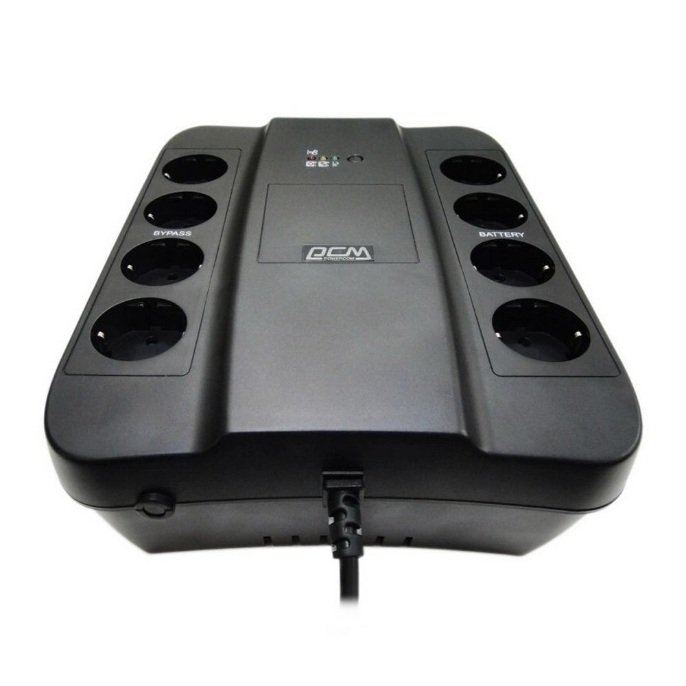 Источник бесперебойного питания Powercom Back-UPS SPIDER, Line-Interactive, 850VA/510W, Tower, 8xSch