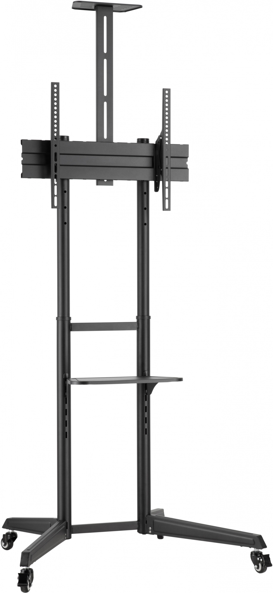 Подставка для телевизора Ultramounts UM268 черный 37"-75" макс.50кг напольный мобильный