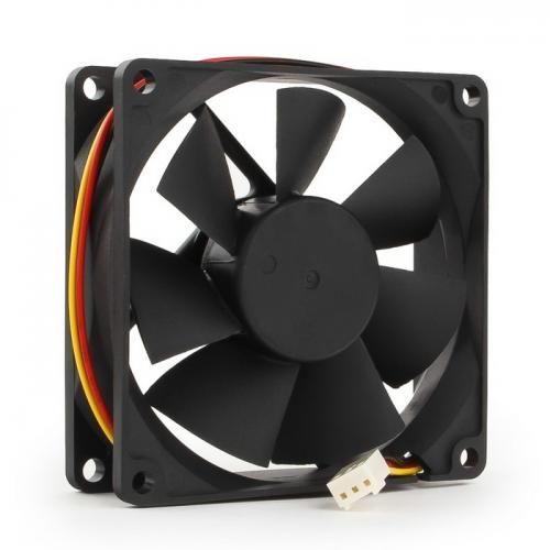 Gembird Вентилятор для корпуса 80x80x25mm, ball, узкий разъем 3 pin [FANCASE/BALL]