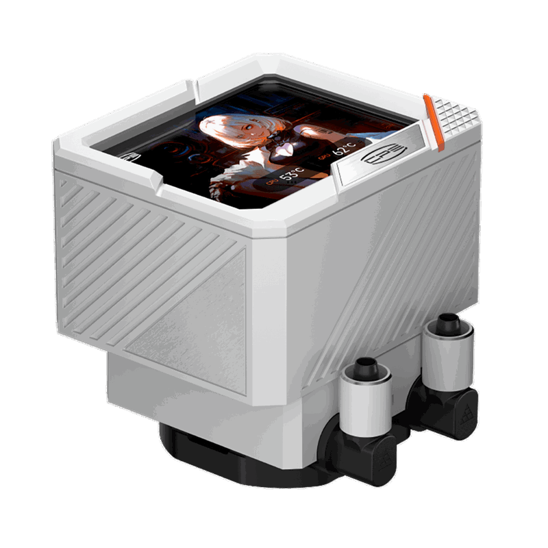 Система водяного охлаждения PcCooler GT360 Display ARGB Soc-AM5/AM4/1200/1700/1851 белый 4-pin 15-41