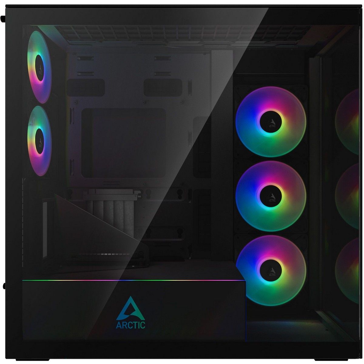 Корпус для ПК Arctic Cooling ARCTIC Xtender VG (Mirror  Black) арт. ACPCC00019A