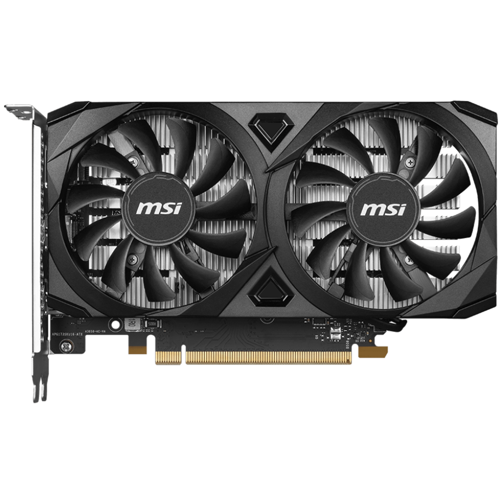 Видеокарта MSI PCI-E 4.0 RTX 3050 VENTUS 2X E 6G OC NVIDIA GeForce RTX 3050 6Gb 96bit GDDR6 1492/140