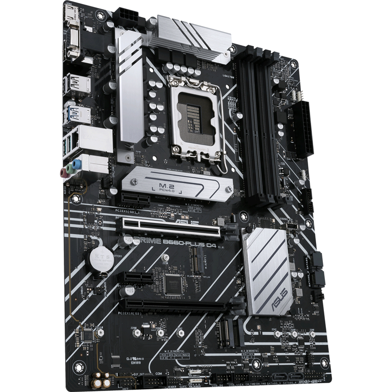 Материнская плата Asus PRIME B660-PLUS D4 Soc-1700 Intel B660 4xDDR4 ATX AC`97 8ch(7.1) 2.5Gg RAID+H