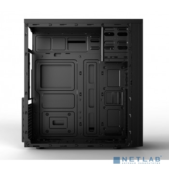 CBR PCC-ATX-E185-WPSU Корпус ATX Miditower E185, без БП, 1*USB 3.0, 2*USB 2.0, HD Audio+Mic, Black