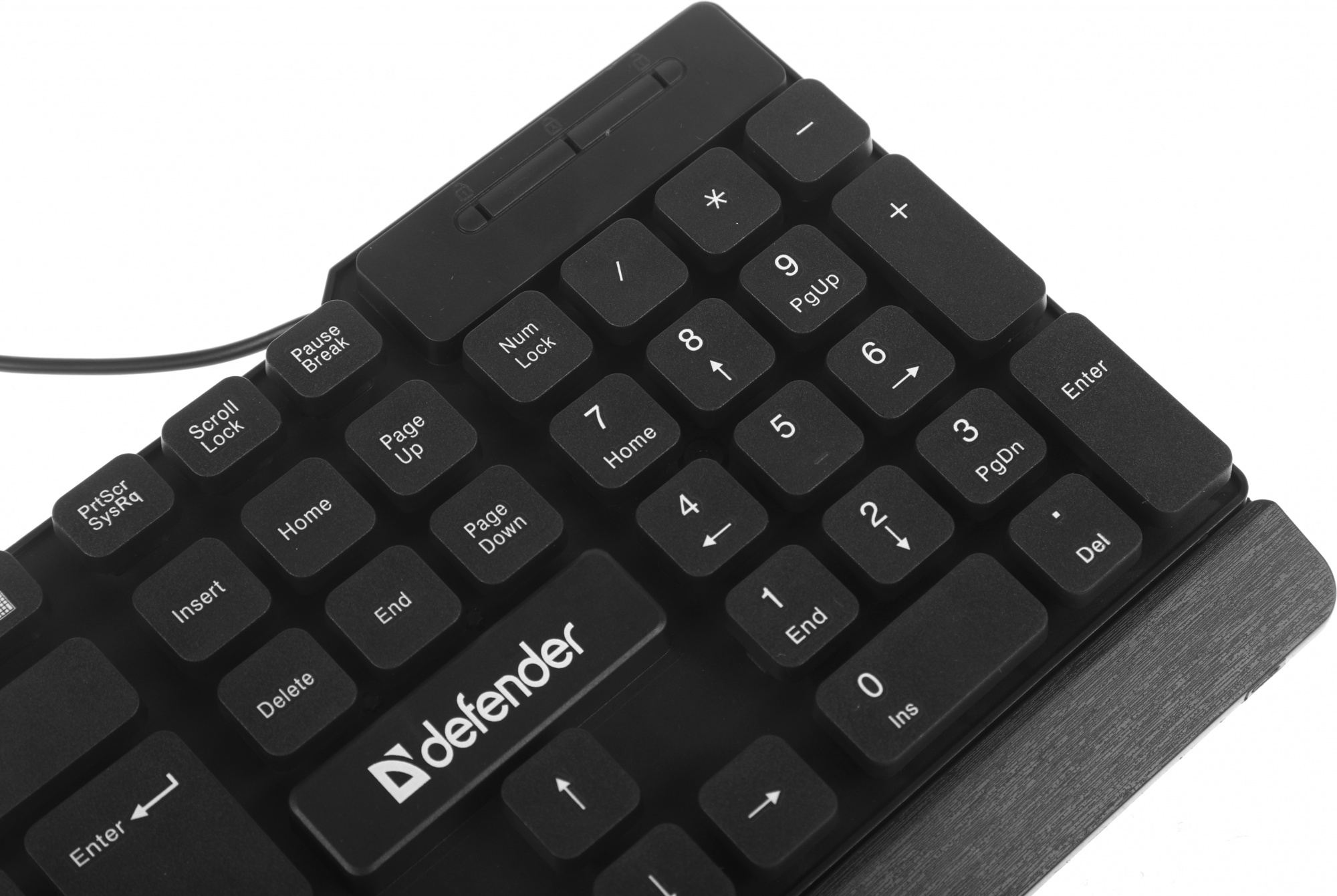 Клавиатура + мышь Defender York C-777 клав:черный мышь:черный USB Multimedia (45779)