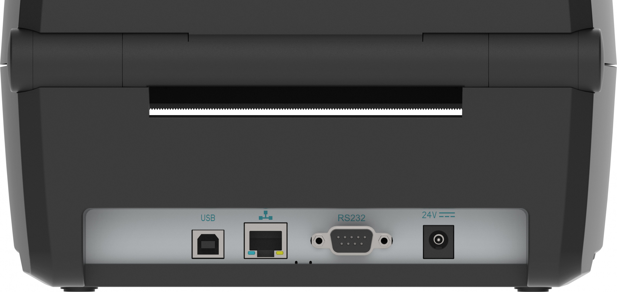 Термопринтер Meferi MP4000D (MP4000D-TR2P111W0B0) 203dpi 152мм/с/USB/RS232/Eth для печ.накл. черный