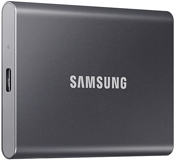 Накопитель SSD Samsung USB-C 2Tb MU-PC2T0T/WW T7 1.8" черный