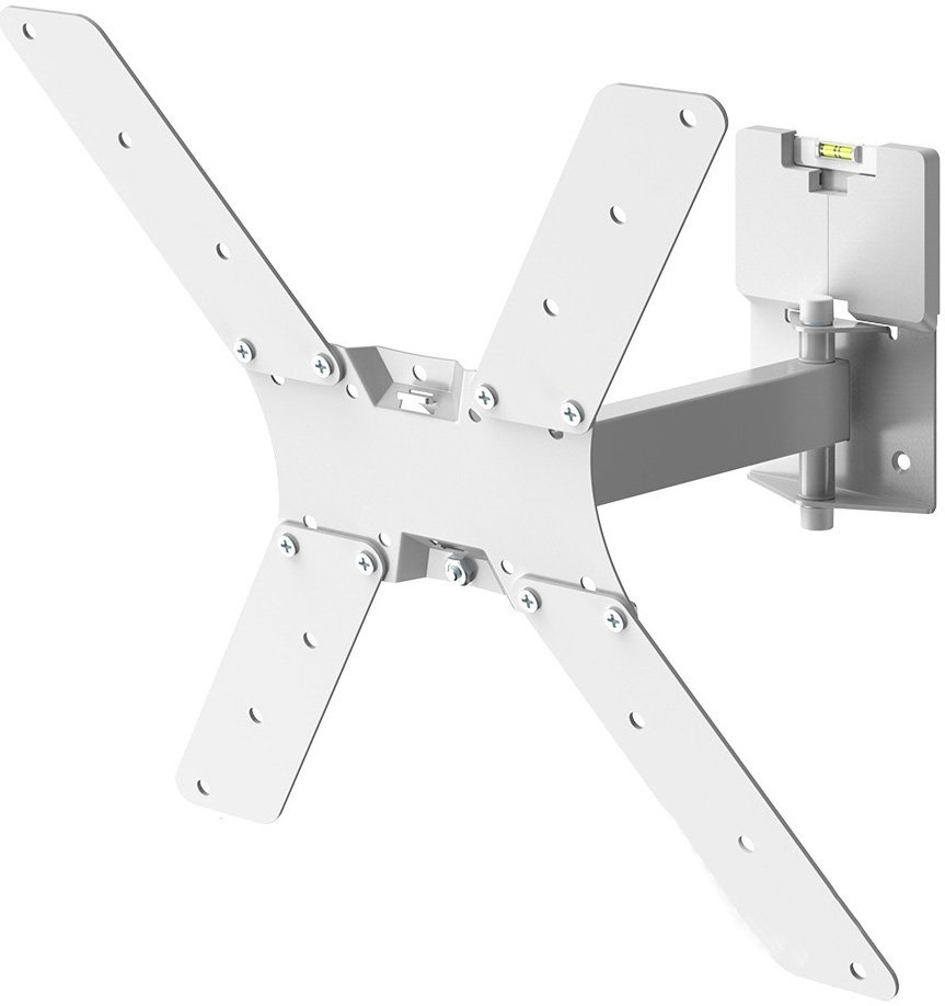 Кронштейн для телевизора Holder LCD-5520-B белый 32"-55" макс.45кг настенный поворотно-выдвижной и н