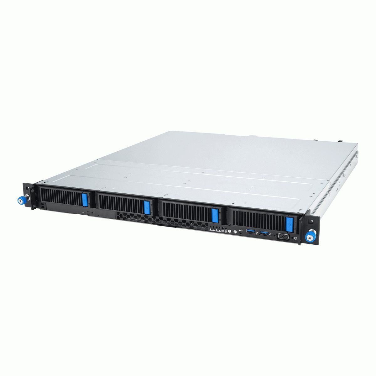 Серверная платформа ASUS RS300-E12-RS4 1U, 1x Socket LGA1700  E-2400, 4 x DDR5 UDIMM ECC, 4 x 3.5" 
