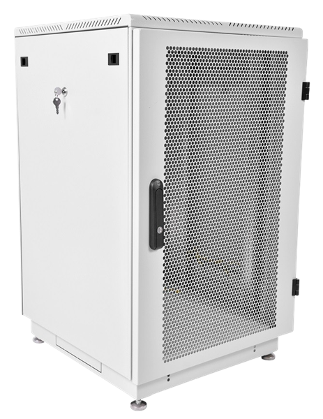 Шкаф ЦМО Шкаф телекоммуникационный напольный 24U (600  800) дверь перфорированная