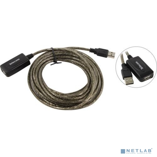Telecom Кабель USB2.0-repeater, удлинительный активный <Am-->Af> 5м <TUS7049-5M>[6926123512005]
