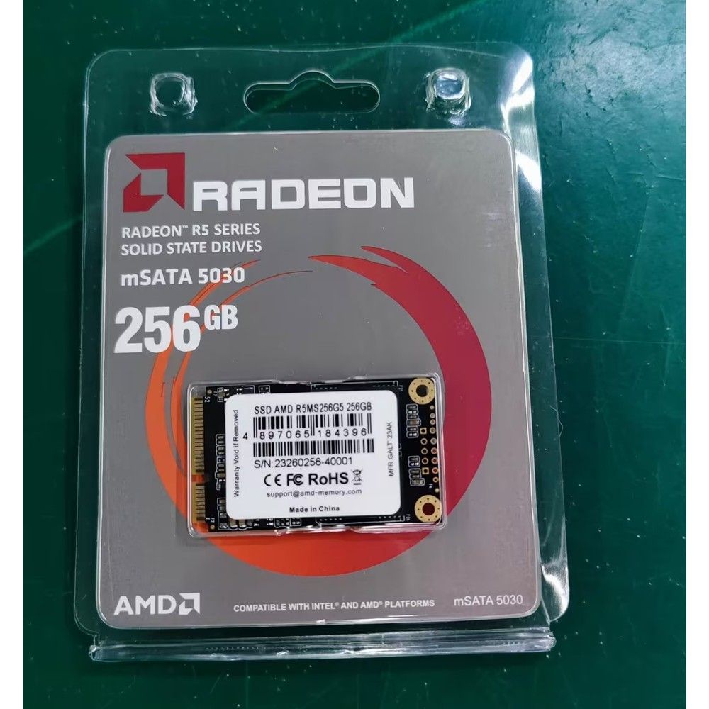 Накопитель SSD AMD SATA 256GB R5MS256G5 Radeon R5 mSATA