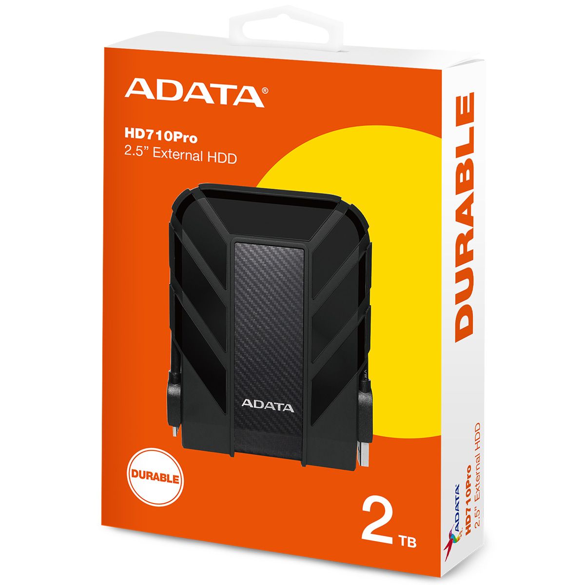 Жесткий диск A-Data USB3.0 2TB AHD710P-2TU31-CBK HD710Pro DashDrive Durable 2.5" черный