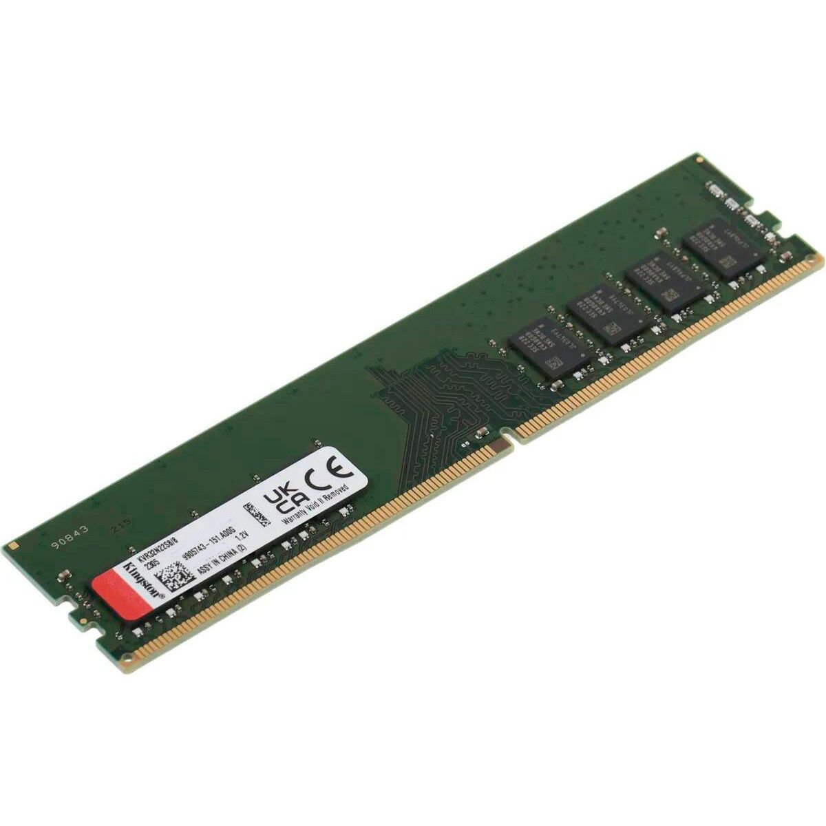 Память DDR4 8Gb 3200MHz Kingston KVR32N22S8/8 VALUERAM RTL PC4-25600 CL22 DIMM 288-pin 1.2В single r