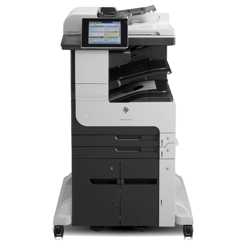 Мфу HP LaserJet Enterprise 700 MFP M725z (p/c/s/f, A3, 1200dpi, 40ppm, 1Gb, 320Gb HDD, 6 trays 100+2