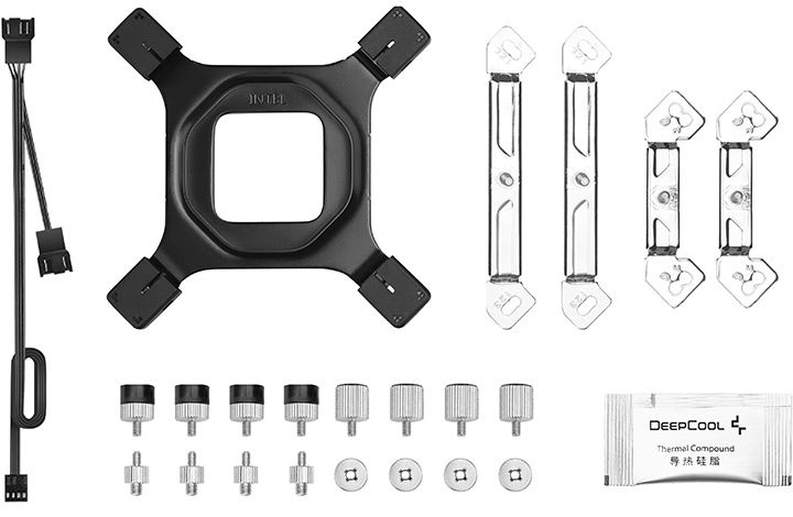 Устройство охлаждения(кулер) Deepcool AG620 Soc-AM5/AM4/1200/1700/1851 черный 4-pin 15-29dB Al+Cu 26