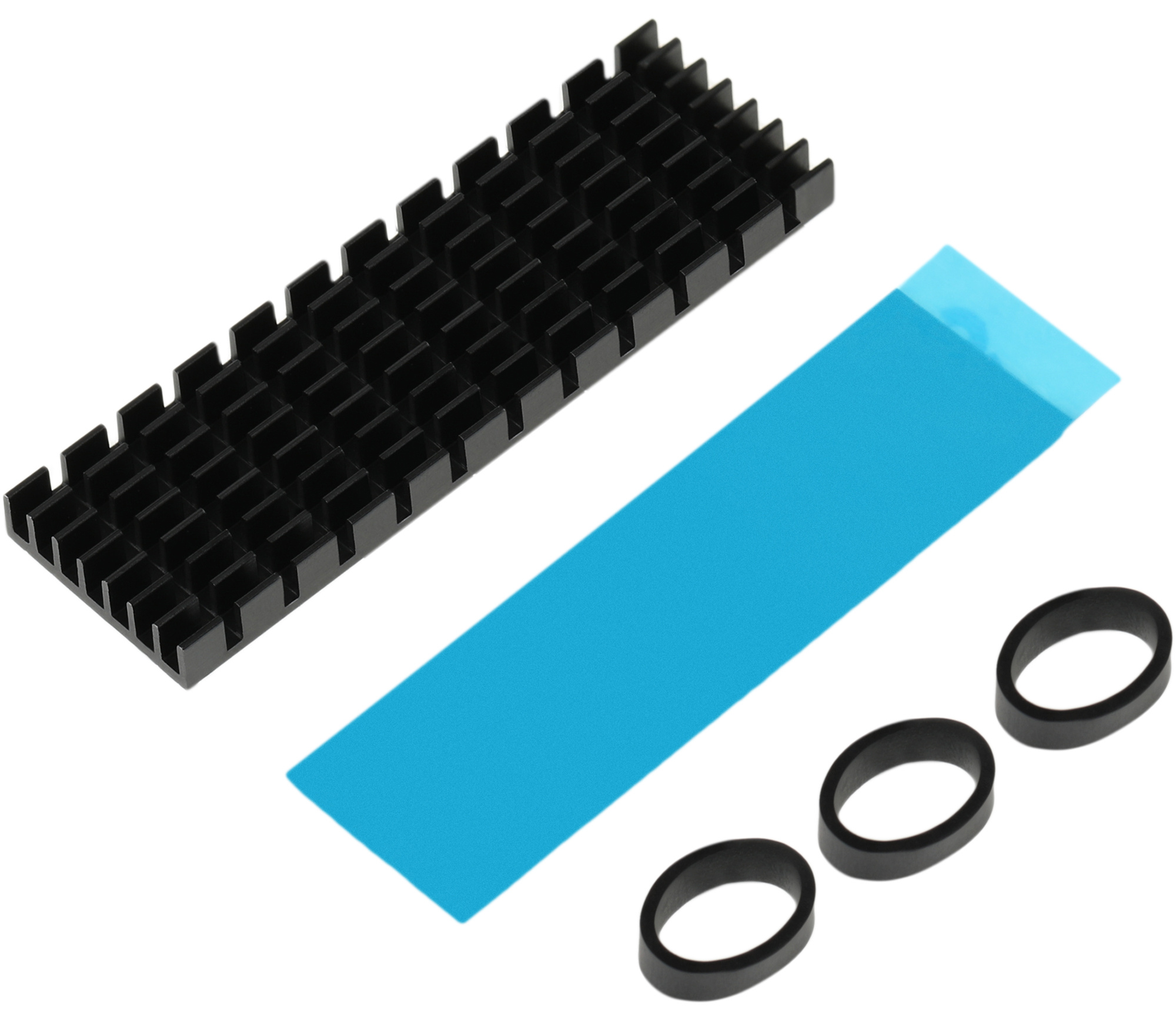 Радиатор для SSD Digma DGRDRM2A черный металл Ret