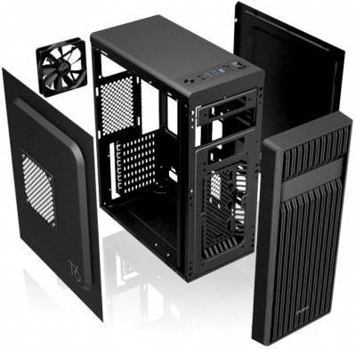 Корпус Zalman ZM-T6 черный без БП ATX 3x120mm 2xUSB2.0 1xUSB3.0 audio