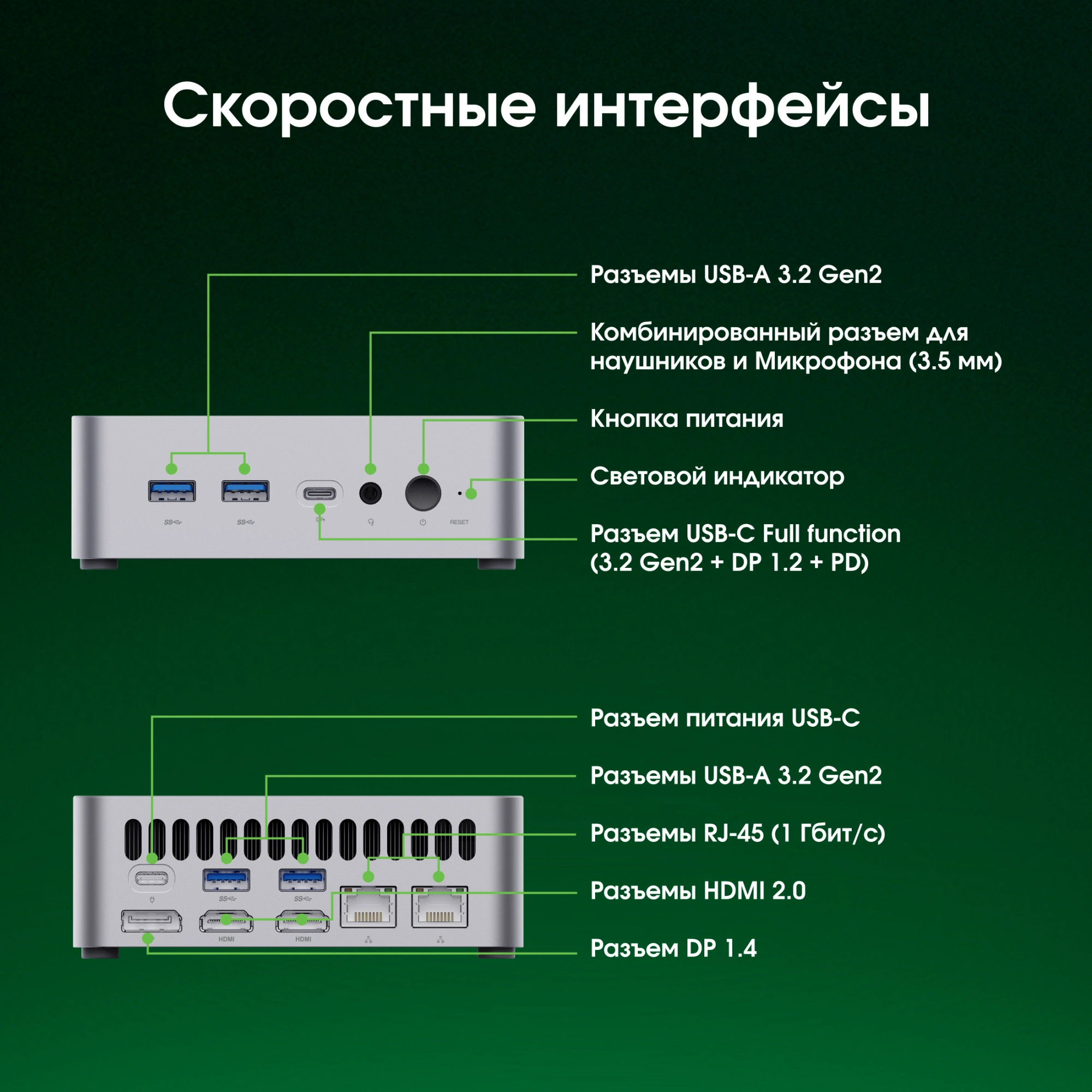 Неттоп Digma Pro Minimax X5 i5 12600H (2.7) 16Gb SSD512Gb UHDG Windows 11 Pro GbitEth WiFi BT 100W с