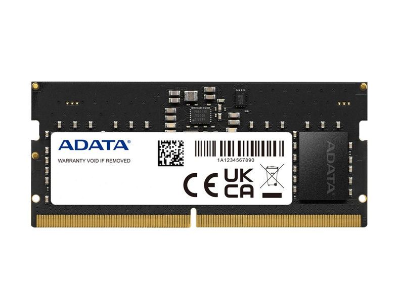 Память DDR5 8GB 4800MHz A-Data AD5S48008G-S RTL PC4-38400 CL40 SO-DIMM 262-pin 1.1В single rank Ret