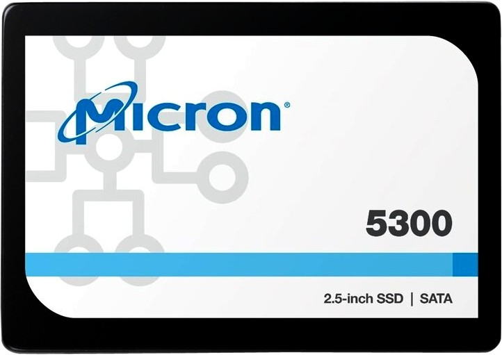 Твердотельный накопитель Micron 5300PRO 240GB SATA 2.5" 3D TLC R540/W310MB/s MTTF 3М 67000/40000 IOP