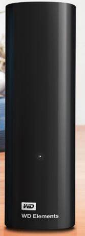 Внешний жесткий диск 24TB Western Digital WDBWLG0240HBK-EESN Elements Desktop, 3.5", USB 3.0, Черный