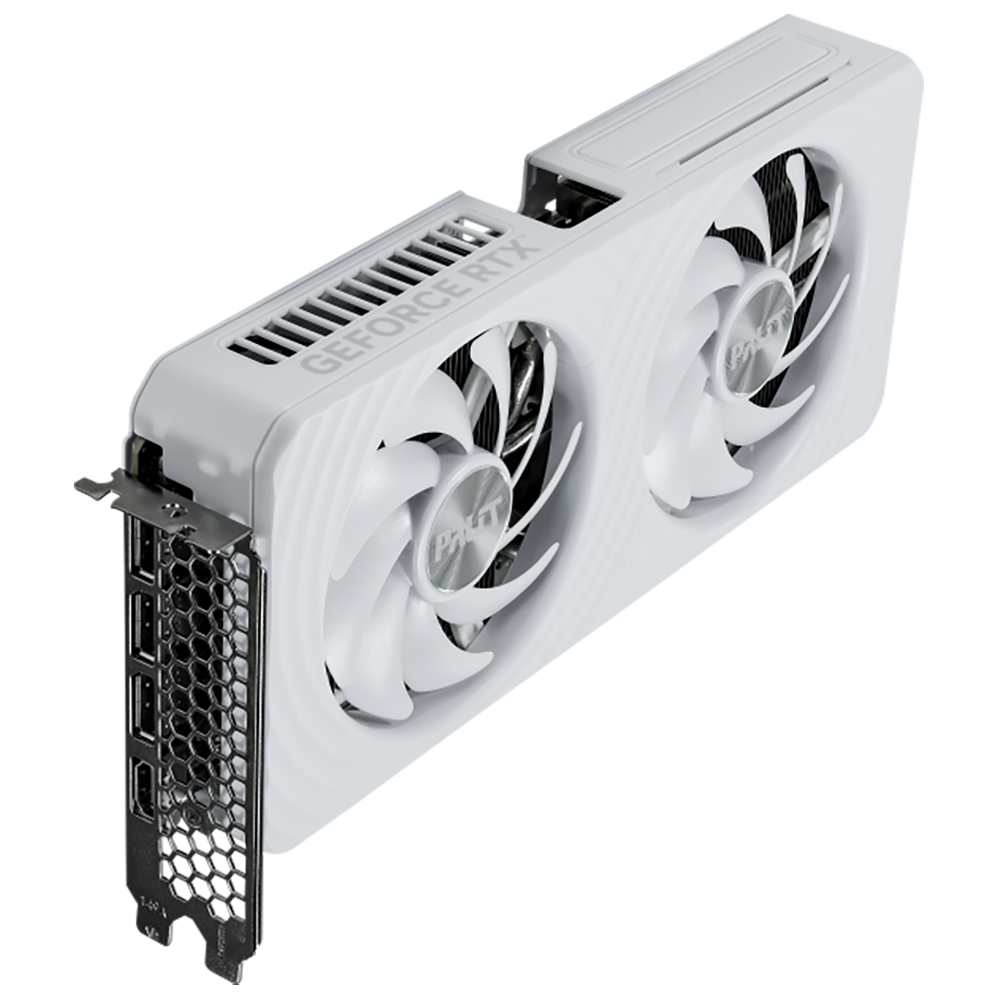Видеокарта Palit PCI-E 5.0 PA-RTX5060TI WHITE OC NVIDIA GeForce RTX 5060TI 16Gb 128bit GDDR7 2407/28