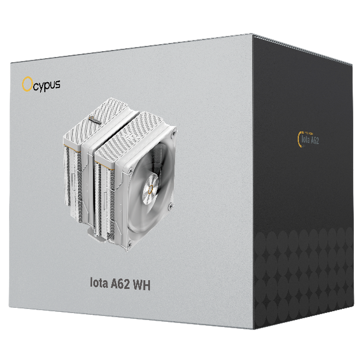 Кулер для процессора Ocypus Iota A62 WH, 2x120mm FAN, Display Panel, 6 HEAT PIPES, 4-PIN PWM, 500-20