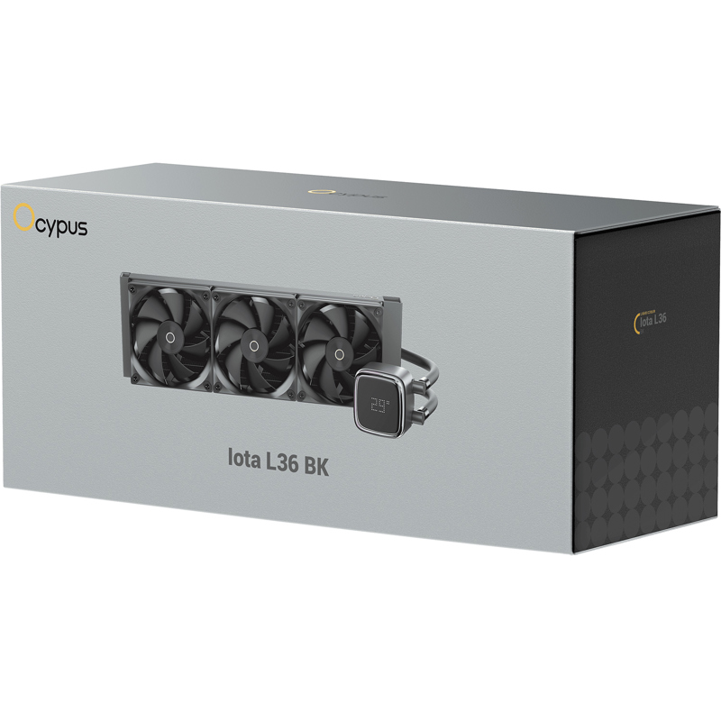 Система жидкостного охлаждения Ocypus Iota L36 BK (300W, 360mm, Black, ARGB Pump, Fans: 3x120mm, 77C